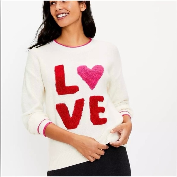 Lou & Grey Love Sweater Size Extra Large - Picture 2 of 13